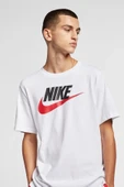 Nike M Nsw Tee Icon Futura AR5004-100 Beyaz Erkek T-Shirt - 1