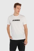hummel Elemental Logo Cotton Tee Beyaz Erkek T-Shirt - 1