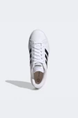 adidas Grand Court Base 2.0 GW9250 Beyaz Erkek Günlük Spor Ayakkabı - 5
