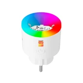 S-link SL-03 16A Akım Korumalı Akıllı Priz RGB Işıklı 2.4 G Wifi TUYA Destekli - 1