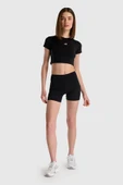 New Balance Lifestyle WNS1534-BK Siyah Kadın Tayt Şort - 5