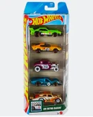 Hot Wheels Beşli Araba Seti Hw Retro Racers JBJ86 thumbnail 1