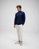 Ellesse EM603-NV Erkek Yarım Fermuarlı Lacivert Sweat thumbnail 1