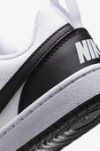 Nike Court Borough Low Recraft (GS) DV5456-131 Beyaz/Siyah Kadın Günlük Spor Ayakkabı - 8