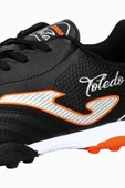 Joma Toledo JR 201 Back Turf TOJS2401TF Siyah Çocuk Halı Saha Ayakkabı - 5