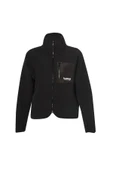 hummel Arun Sherpa Zip Jacket Siyah Kadın Fermuarlı Ceket - 5