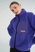 hummel Arun Sherpa Zip Jacket Mor Kadın Fermuarlı Ceket - 3
