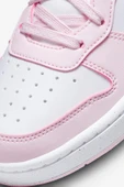 Nike Court Borough Low Recraft (GS) DV5456-105 Beyaz-Pembe Kadın Spor Ayakkabı thumbnail 7