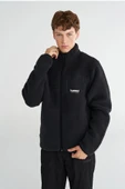 hummel Arthur Sherpa Zip Jacket Siyah Erkek Fermuarlı Ceket - 1