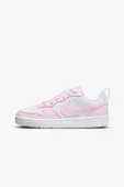 Nike Court Borough Low Recraft (GS) DV5456-105 Beyaz-Pembe Kadın Spor Ayakkabı thumbnail 1