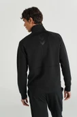 Hummel Evon Zip 921678-2001 Siyah Erkek Eşofman Üstü - 4