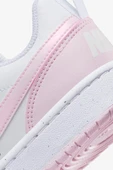 Nike Court Borough Low Recraft (GS) DV5456-105 Beyaz-Pembe Kadın Spor Ayakkabı thumbnail 8