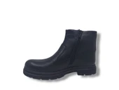 Modesa 223 Erkek Siyah Hakiki Deri Fermuarlı Bot thumbnail 3