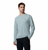 Columbia Tech Trail™ Utility Warm LS Crew Mavi Erkek Outdoor Uzun Kollu T-Shirt AE9975-461 thumbnail 1