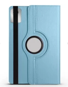 Lenovo M11 TB-330FU Uyumlu Standlı 360° Yatay Dikey Dönebilen Deri Tablet Kılıfı thumbnail 6