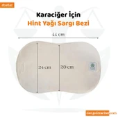 HİNT YAĞI SARGI BEZİ 4'LÜ SET: KARACİĞER, PELVİK, TİROİD/GÖZ VE GÖĞÜS SARGI BEZİ, Pamuklu, Ergonomik thumbnail 2