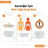 HİNT YAĞI SARGI BEZİ 4'LÜ SET: KARACİĞER, PELVİK, TİROİD/GÖZ VE GÖĞÜS SARGI BEZİ, Pamuklu, Ergonomik thumbnail 9
