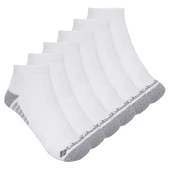 Columbia Athletic Fashion No-Show With Pique Footbed 6'lı Erkek Kısa Çorap C1181_WHI thumbnail 1