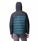 Columbia Grand Trek™ III Down Hooded Jacket Mavi Erkek Outdoor Mont WM7857 thumbnail 2