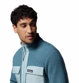 Columbia Juniper Peak™ Full Zip Fleece Mavi Erkek Outdoor Polar XE6508 thumbnail 5