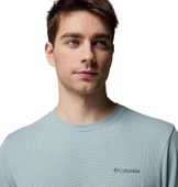 Columbia Tech Trail™ Utility Warm LS Crew Mavi Erkek Outdoor Uzun Kollu T-Shirt AE9975-461 thumbnail 4