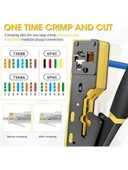 PrimeX PX-8070Y RJ45/RJ11 CAT6/CAT7, Yeni Nesil EZ RJ45 Pense Cat6 Cat7, Yeni Nesil Pense Cat7 (Bıçaklı) thumbnail 4