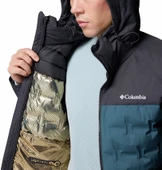 Columbia Grand Trek™ III Down Hooded Jacket Mavi Erkek Outdoor Mont WM7857 thumbnail 4