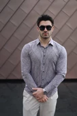 Erkek şamre Kumaş Gömlek thumbnail 8