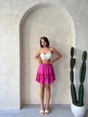 Çingene keten etek fuşya s24808 thumbnail 2