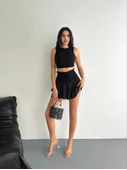 Ayrobin Şortlu Etek - Siyah thumbnail 1