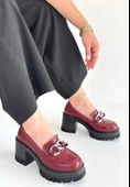 Winar Bordo Rugan Doldu Topuk Ayakkabı thumbnail 2