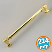 Mobilya Çekmece Mutfak Dolabı Dolap Kapak Kulplar Kulb Kulp Gold Altın Kulp 224 mm thumbnail 1