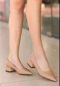 Desniy Nude Cilt Topuklu Ayakkabı thumbnail 1