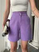 Düğmeli şort thumbnail 4
