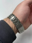 Erkek Kol Saati Gümüş Kordon (Beyaz Kadran) - 4