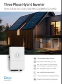 10 kW Trifaz HV Hibrit İnvertör thumbnail 3