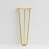 Sehpa Masa Ayağı 41 cm Gold Altın Metal Dayanıklı Mobilya Destek Yükseltici Ayak Modeli 4'lü Set thumbnail 6