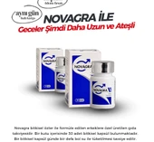 Novagra 2 kutu 60 tablet Sertleştirici9 Geciktirici8 Takviye thumbnail 1