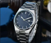 Gümüş Çelik Kordon Erkek Kol Saati Takvimli Lacivert Kadran Özel Kutulu - 4