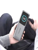 30000mAh 140W Hızlı Şarjlı TFT Ekranlı Kendinden Type-C Kablolu 2Type-C 1USB Girişli Powerbank thumbnail 5