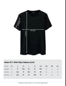 Erkek Relax Fit Bisiklet Yaka %100 Pamuk Rahat Kesim Basic Tişört thumbnail 5