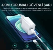 67W Hızlı Şarj Cihazı Type-C | Tüm Type-C Telefonlara Uyumlu | Süper Hızlı Şarj Seti ( Adaptör ve Kablo ) | Xiaomi, Samsung, Huawei, Oppo thumbnail 2