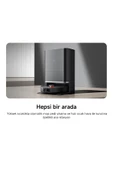 Robot Vacuum X20 Max Akıllı Robot Süpürge ve Mop - 8000Pa Siyah(Xiaomi Türkiye Garantili) thumbnail 4