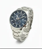 Erkek Saat Çelik Kordon Kronograf Tasarım Quartz Kol Saati - 5