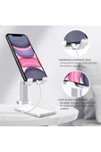 Katlanabilir Yükseklik Ayarlı Tablet Telefon Standı – 360° Döner, Taşınabilir, Ofis ve Ev Kullanımına Uygun thumbnail 3