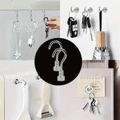 Güçlü Manyetik Mutfak,Banyolar İçin Çok Amaçlı 2&apos;li Magnet Askı (5284) thumbnail 1