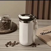 350 ml Paslanmaz Çelik Bardak Termos, Çift Katmanlı, Sızdırmaz Kapaklı thumbnail 1