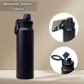 Paslanmaz Çelik Termos 780 ml-Manyetik Telefon Tutuculu thumbnail 1