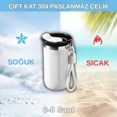 350 ml Paslanmaz Çelik Bardak Termos, Çift Katmanlı, Sızdırmaz Kapaklı thumbnail 4