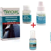 2 Li Set Hidrofobik  Yağmur Kaydırıcı Cam Su İtici - Buğu Önleyici Sprey thumbnail 1